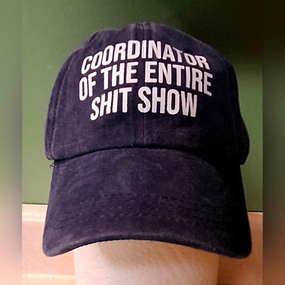 Unisex Adjustable Humorous Hat "Coordinator Of The Entire Shit Show"